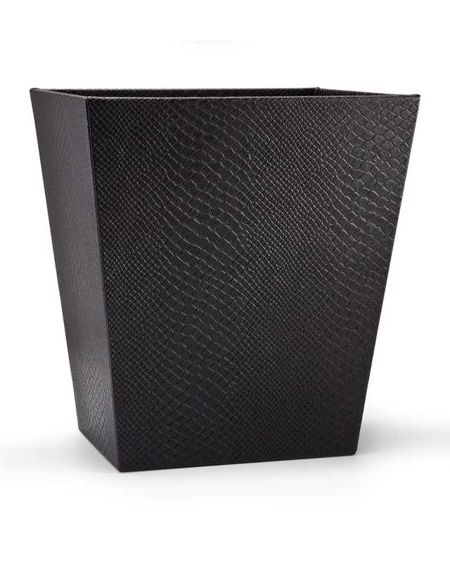 Conda Wastebasket, Black